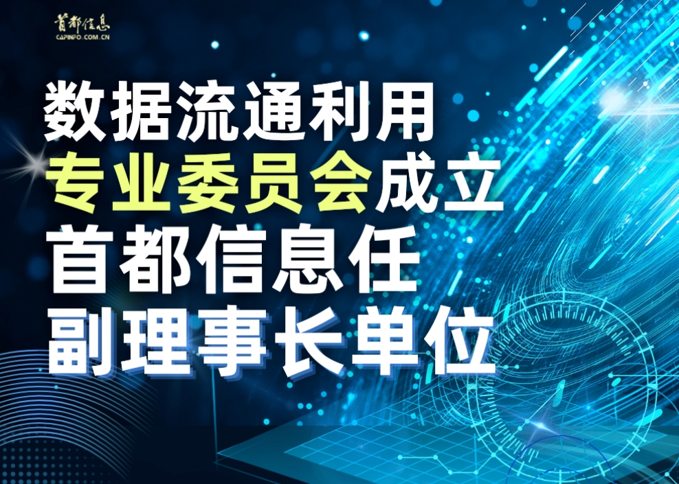 数据流通利用专业委员会成立 首都信息任副理事长单位